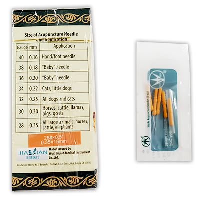 N28x0.5 Jing Mei Copper Handle Needle 100's