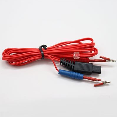 E3AS - Electro Acupuncture Short Lead w/ Removable Alligator Clips (4ft)
