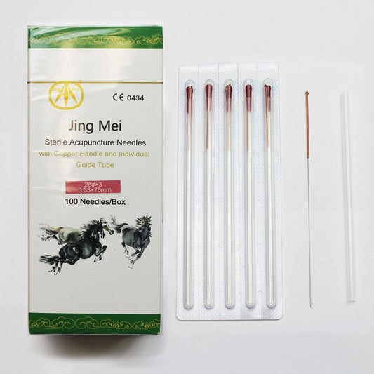 N28x3 Jing Mei Copper Handle Needle 100's