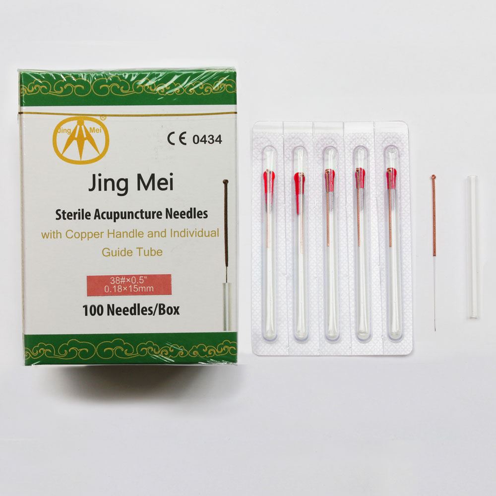 N38x0.5 Jing Mei Copper Handle Needle 100's